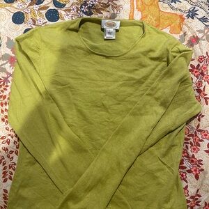 Talbots Olive Green Top